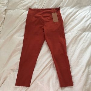 Girlfriend Collective Red Ochre leggings NWT